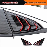 Honda Civic FC 2016-2021 Accessories Carbon Fiber Rear Window Cover Gainish 2PCS