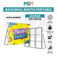 Backwall Booth 2.3 x 2.3 m | Backdrop Extend Spiderwall/ | Event & Exhibition Display Stand | Banner