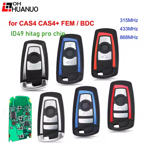 Keyless Remote Key 315/434/868MHz for BMW 5 7 F Series X5 X6 520 730 740 F31 F30 CAS4 CAS4+ with ID4