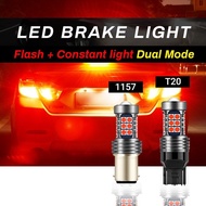 27LED Car Brake Light Bulb Flash & Non Flash T20/7443 1157/P21-5W (Strobe 3 Times + Constant)