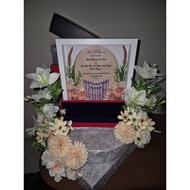 FRAME MAS KAHWIN CUSTOM MAS KAHWIN 3D FRAME HANTARAN MASKAWIN NIKAH DECORATION DULANG MASKAWIN