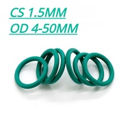 [KZS] Green Fluoride Rubber O-Ring Sealing Ring OD5mm-50mm * CS1.5mm