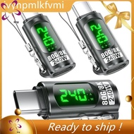 [Ivym] 240W USB C Adapter Voltage Current Tester Type C Extension Connector 240W Fast Charging Adapt