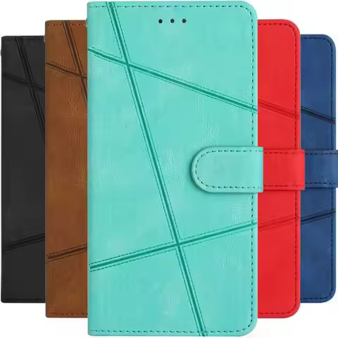 Magnet Lock Leather Case For Coque Samsung Galaxy S3 S20 S21 FE S22 S23 A04 A13 A32 A33 A34 A52 A52S