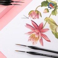 [GEX] 5Pcs 00000 Precision Fine Tip Paint Brush Set For Acrylic Models Miniature Detail Nylon Hair T