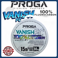 PROGA VANISH FC 100% Fluorocarbon Leader Line 30M Invisible Shock Leader / Fishing Leader