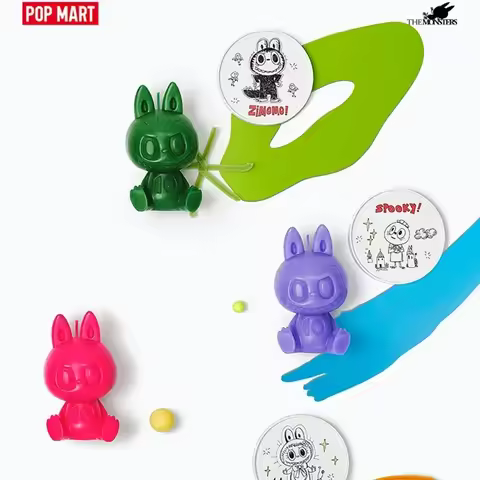 POPMART THE MONSTERS 10th Anniversary Scented Candles Blind Box - Cute Anime Desktop Decoration Mode
