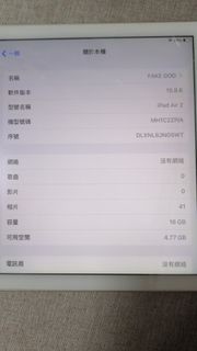 Apple iPad Air 2 16GB 金色