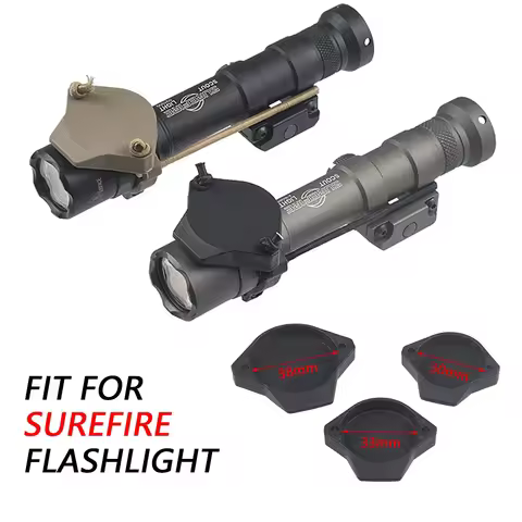 Tactical M300 M600 Weapons Light Surefire Scout Light Hunting Flashlight Lens Protective Cover Front