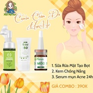 Green Herbal Acne Combo 3 Piece gives away dark serum