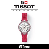 [Official Warranty] Tissot T126.010.66.113.00 Women's Belllissima Small Lady Pink Leather Watch T1260106611300