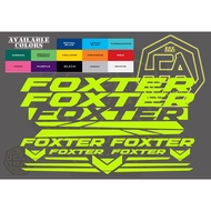 ✥High Quality FOXTER Sticker Decal for Mountain Bike-Road Bike