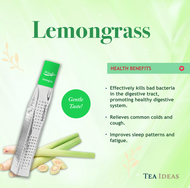 [BOX OF 4 OR 10 Single Flavour] TEA IDEAS Lemongrass Tea Wands