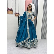 2026 JUN INDIAN LEHENGA CHOLI EMBROIDERY LATEST DESIGN SIZE M TO 2XL | LEHENGA SET FULLY STITCHED BA