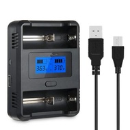 USB 雙槽通用 3.7v 18650 鋰電池充電器  fdpckp USB Dual Bay Universal 3.7v 18650 Lthium Battery charger 磁吸充電 USB