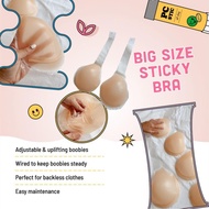 Pluffyschoice Size Sticky Bra with Wire Cup B Cup DDD