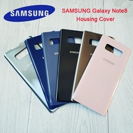 discount Original Samsung Galaxy Note 8 Cover N950 N950F Back Battery Case 3D Glass Housing Cover Fo