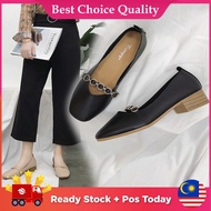 Midi Heels Murah Kasut Tinggi Perempuan Heels For Women Bertutup Kasut Heels Perempuan