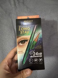 Browit long stay 眼線筆 dark brown