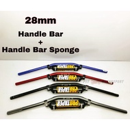 28mm Fat Handle Bar + PROTAPER Sponge Motor Motocross CRF KLX MT15 MT25 Z250 Versys ER6 Z800 FZ150 A