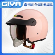 Mũ bảo hiểm 3/4 Royal M139 LUX kính âm kết hợp lưỡi trai che nắng dành cho nam nữ đi xe máy - Giya H