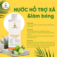 Nước làm bóng chén ly hữu cơ FUWA3E 500ml hương chanh - Chất trợ xả dùng cho máy rửa chén