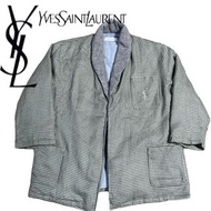 Yves Saint Laurent living down jacket 羊毛混紡羽絨服 外套 夾克 ysl 聖羅蘭