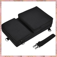 (NVIS) 1 Piece Portable DJ Controller Storage Bags Dustproof Turntables Protective Case Black Polyes