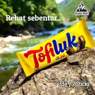 Tofiluk Caramel Crunch Chocolate Bar Crunchy Cokelat Dubai Sedap 33g