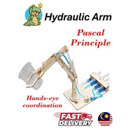 【Making Learning Fun】Hydraulic Excavator Arm Mechanical Build STEM RBT Toys Robotic Kit Science Expe