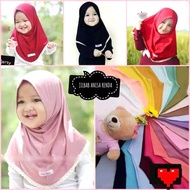 Anisa Lace Hijab 0-3th Super Jersey Material Tudung Budak Perempuan Tudung Budak Tudung Budak Peremp