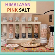 Himalayan Pink Salt Gift Set Vial 6 types + Wood Tray Set from Korea Thanks Nature