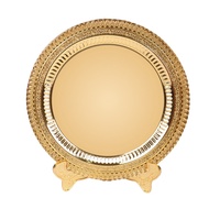 WP 136- Medals & Trophies Plaque & Velvet Box Pewter Plate