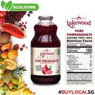 🚛LOCAL SELLER🚛 Lakewood Organic Pure Pomegranate Fresh Pressed Juice (7 to 10 Organic Pomegranates i