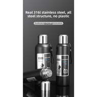 600-1500ml all-steel thermos cup 316 stainless steel thermos bottle Vacuum stainless steel water bot