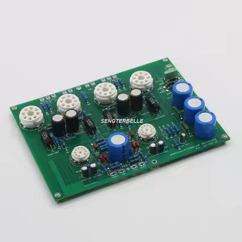 Hi-End Assembled 6V6 + ECF80 Stereo Push-Pull Amplifier Board VacuumTube Amp Board