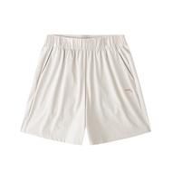 ANTA Women Training Woven Shorts 1624B7514-3- khaki