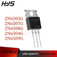 10PCS 2N6509G TO-220 2N6508G 2N6507G 2N6505G 2N6504G 2N6508 2N6507 2N6505 2N6504 2N6509 TO-220 Trans