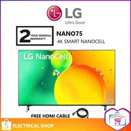 LG 43" TV NANO75 4K Smart NanoCell 43NANO75SQA Television ( FREE HDMI Cable )