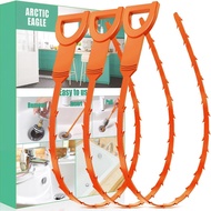 Drain Snake Hair Drain Clog Remover - 3 Pack Shower Snake Sink Unclogger Tool with Exquisite Packagi
