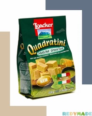 Loacker Quadratini Matcha Green Tea Wafer 220g
