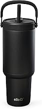 Ello Oasis Go+ 32oz Tumbler with Top Handle and Retracting Straw | Reusable Insulated Stainless Stee