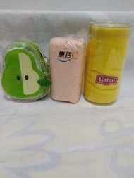 絕版全新 LAVENUS, 康鈣 C 及 LIPTON 小毛巾一套 3 條
