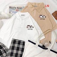 Lazy Cow LNG0321 dairy Cow polo shirt
