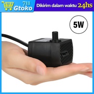 5W Mini Water Pump Mesin Pompa Air Aquarium Mini Motor Pompa Air Cooler Air Celup Untuk Kolam Ikan/Air Mancur Dll