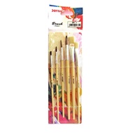 Joyko Kuas Cat Air 1 Set 6 Pcs Paint Brush Alat Menggambar Perlengkapan Sekolah Melukis