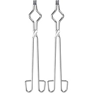 stonylab Crucible Tongs, 11.8 Inch Stainless Steel Crucible Tongs Laboratory Tongs for Securely Grip