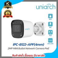 กล้องวงจรปิด Uniarch by UNV รุ่น IPC-B122-APF(4mm):2MP MINI Bullet Network Camera PoE