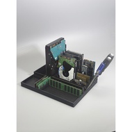 Computer Repair Parts Storage Box cpu Memory Box Hard Drive Storage m.2Solid Desktop Storage Multi-F