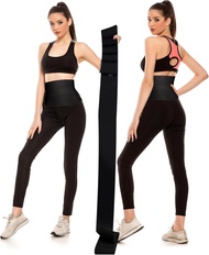 Waist Trainer for Women - Adjustable Postpartum Belly Wrap Tummy Control Bandage & Core Stability El